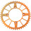 Задня зірочка jt 4549 48 алюмінієвий racelite ktm freeride 250 14-17 (+2), 350 12-17 (454948jta) (ланцюг 520) оранжевий