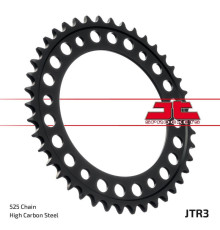 Jt задня зірочка 4613 42 bmw f 800 gs '06-'13 болт 10.5mm (461342jtzbk) (ланцюг 525) чорний