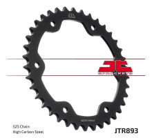 Задня зірочка jt 4642 38 ktm 1290 superduke (14-18) (464238jtzbk) (cha?c.525) чорний - заміняє jtr893.38