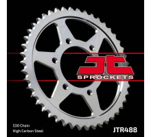 Jt задня зірічка 488 46 kawasaki zx 12r 00-06, zxr 750h2 90 (48846jt) (ланцюг 530)