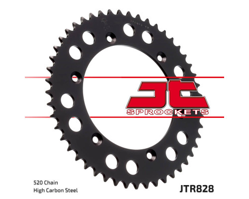 Jt задня зірочка 804 48 suzuki dr 600 (85-89), dr 650 (90-95) (80448jt) (ланцюг 520)