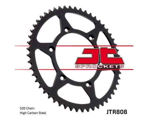 Jt задня зірічка 808 41 suzuki dr 350se, drz 400sm, rm, rmz (80841jt) (ланцюг 520)