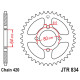 Jt задня зірочка 834 35 yamaha ttr 90 '00-07, ttr 110 '08-16, v70/v75 '76-77, v90 '75-78, lb 80 '76-77, yb 100e '80-94 (83435jt) (ланцюг 420)