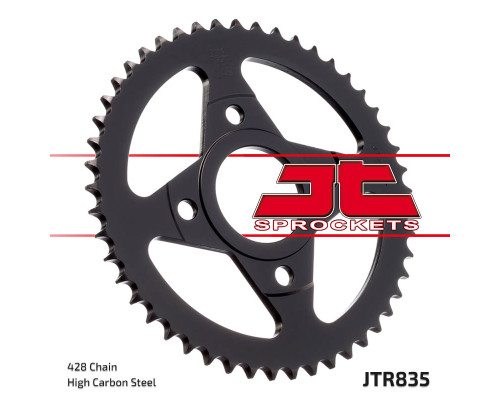 Jt задня зірочка 835 48 yamaha tzr 125 88-93 (+3), rd 125 lc 1 82-85 (j83548jt) (ланцюг 428)