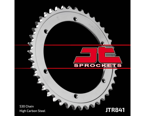 Jt задня зірочка 841 42 yamaha sr 500 78-80, xt 500 76-80 (84142jt) (ланцюг 530)