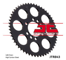 Jt задня зірочка 843 49 yamaha dt 125lc '85-'88, sr 125 '85-'94, dt 80lc (84349jt) (ланцюг 428)