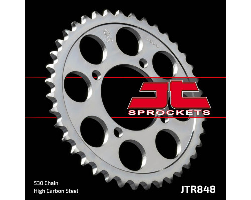 Jt задня зірочка 848 39 yamaha rd 250 (76-77), rd 350 (80-82) (84839jt) (ланцюг 530)