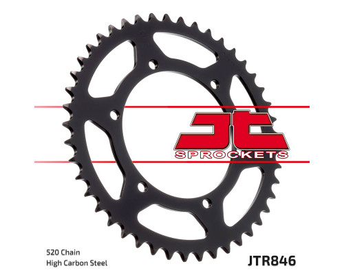 Jt задня зірочка 859 39 yamaha yzf 600r thundercat '96-'03, fzr 1000 '87-'97 (85939jt) (ланцюг 520)