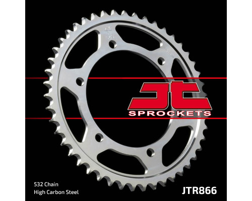 Jt задня зірічка 863 38 yamaha yzf 1000r 96-02 (86338jt) (ланцюг 532)