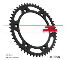 Задня зірочка jt 896 52 ktm 125 mx '90, 250 mx '83-87, 500 mx '85-87, 350 enduro '84-87, 600 lc4 mx '89 (89652jt) (ланцюг 520)