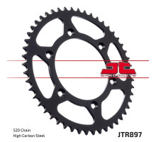 Jt задня зірочка 899 42 ktm sx/exc (89942jtzbk) (ланцюг 520) чорний