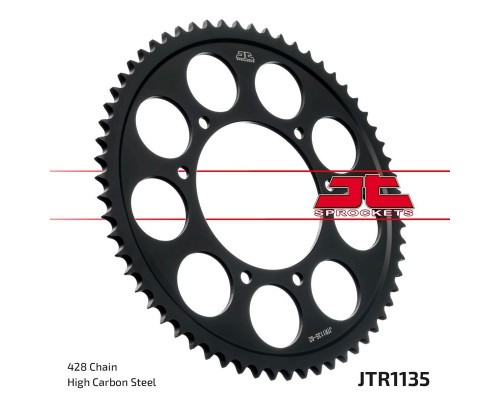 Jt задня зірочка aprilia sx 125 '18-'23 (jtr1135.62)* (ланцюг 428)