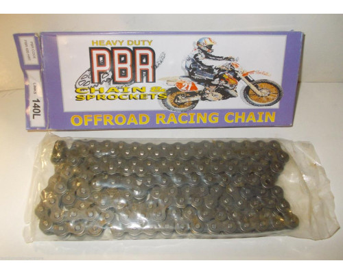 Ланцюг pbr 420h-140 (140 лань) без уплотнювальних кілець motocross до 85 см (420/140)