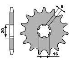 Pbr передня зірочка 2033 11 18nc газ газ 125/200/249/250/280/321 txt (ланцюг 520)