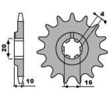 Pbr передня зірочка 2066 13 18nc husqvarna wre 125 (ланцюг 520)