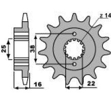Pbr передня зірочка 2075 15 18nc ducati 748 strada 95-02 (-1) (ланцюг 520)