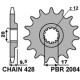 Pbr передня зірочка 2084 14 ktm sx 85 '04-'18 (jtf1907.14) (ланцюг 428) (208414jt)