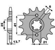 Pbr передня зірочка 268 15 18nc honda vf 500f (84-88) (ланцюг 530)