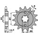 Pbr передня зірочка 293 15 18nc honda xl 600v transalp (87-88) (jtf293.15) (ланцюг 525)