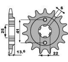 Pbr передня зірочка 293 15 18nc honda xl 600v transalp (87-88) (jtf293.15) (ланцюг 525)