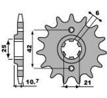 Pbr передня зірочка 338 16 18nc honda cb 650 79-84 (jtf338.16) (ланцюг 530)
