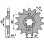 Pbr передня зірочка 338 17 18nc honda cb 650 79-84 (+1) (jtf338.17) (ланцюг 530)