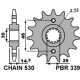Pbr передня зірочка 339 16 honda vfr 800 '02-'14 (jtf339.16) (ланцюг 530) (33916jt)