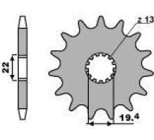 Зірочка передня pbr 4103 11 18nc suzuki lt 160 89-01, lt 230 86-93 (jtf1439.11) (ланцюг 520)