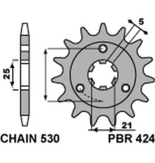 Зірочка передня pbr 424 15 18nc suzuki gt 380/550 (750=+1) (ланцюг 530)