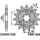 Зірочка передня pbr 424 15 18nc suzuki gt 380/550 (750=+1) (ланцюг 530)