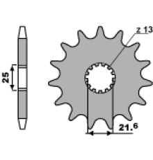 Зірочка передня pbr 429 15 suzuki gsxr 1100 '89-'00, rf 900 (jtf440.15) (ланцюг 532)