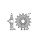 Передня зірочка pbr 442 16 18nc (ланцюг 532)