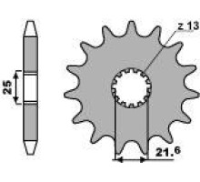 Зірочка передня pbr 518 15 18nc suzuki gs 750/1000/1100 77-85 (ланцюг 630)