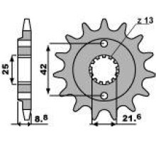 Передня зірочка pbr 525 17 18nc (ланцюг 520)
