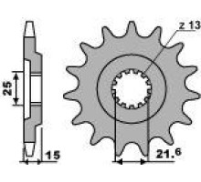 Зірочка передня pbr 528 15 18nc kawasaki gpz750vt (ланцюг 630)