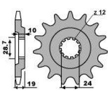Зірочка передня pbr 532 17 18nc zx 10 (88-90) (ланцюг 530) (jtf527.17)