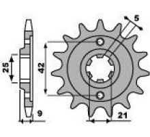 Зірочка передня pbr 576 19 18nc yamaha xt 350 85-00 (ланцюг 428) (jtf576.19)