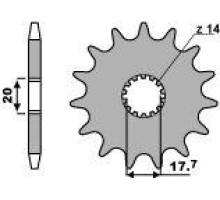 Передня зірочка pbr 577 17 18nc (ланцюг 428)
