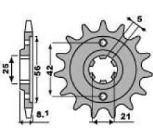 Зірочка передня pbr 581 14 18nc yamaha tt 350`86-99 (ланцюг 520)