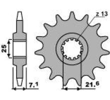 Передня зірочка pbr 585 16 18nc xtz 750 (89-97), zx 6r (07-08) (ланцюг 520)