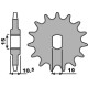 Pbr передня зірочка 591 11 18nc aprilia 50 tuareg (82-85) (ланцюг 415)