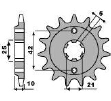 Pbr передня зірочка 726 16 18nc cagiva 500/600 river, canyon w 16 (ланцюг 520)