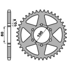 Pbr задня зірочка 1030 43 c45 laverda 747 97-99 (ланцюг 520)
