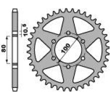 Pbr задня зірочка 1030 43 c45 laverda 747 97-99 (ланцюг 520)