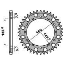 Задня зірочка pbr 1507 56 f fantic 50 (ланцюг 428)