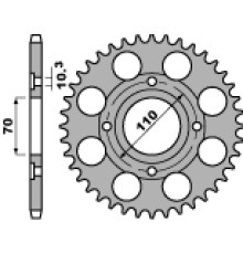 Pbr задня зірочка 246 41 c45 honda cb 250n (78-82) (ланцюг 530) (jtr246.41)