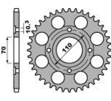 Pbr задня зірочка 246 41 c45 honda cb 250n (78-82) (ланцюг 530) (jtr246.41)
