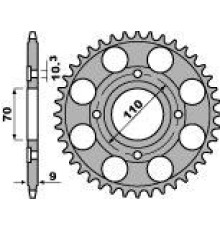 Pbr задня зірічка 247 37 c45 honda cb 400 n 81-82 (ланцюг 520) (jtr247.37)