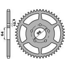 Pbr задня зірічка 254 45 c45 honda xl 200r 81-94 (ланцюг 520)
