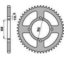 Pbr задня зірічка 256 42 c45 honda mtx 200 rw 83-87 (ланцюг 520) (jtr243.42)